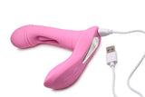 Flickers G-Flick Flicking G-Spot Vibrator With Remote - Pink