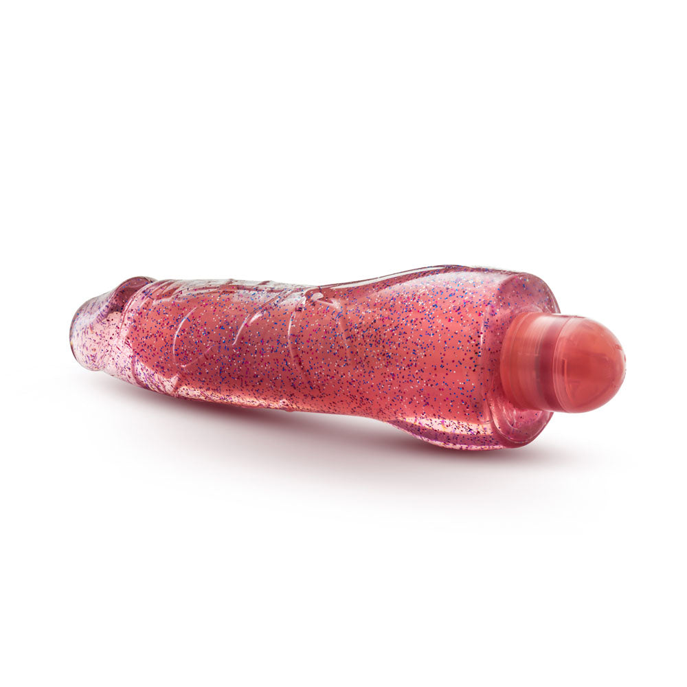 "Glow Dicks - Molly Glitter Vibrator - Pink BL-43010"