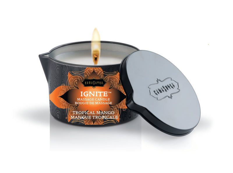 "Ignite Tropical Mango Massage Candle - 6 Oz. KS10229"