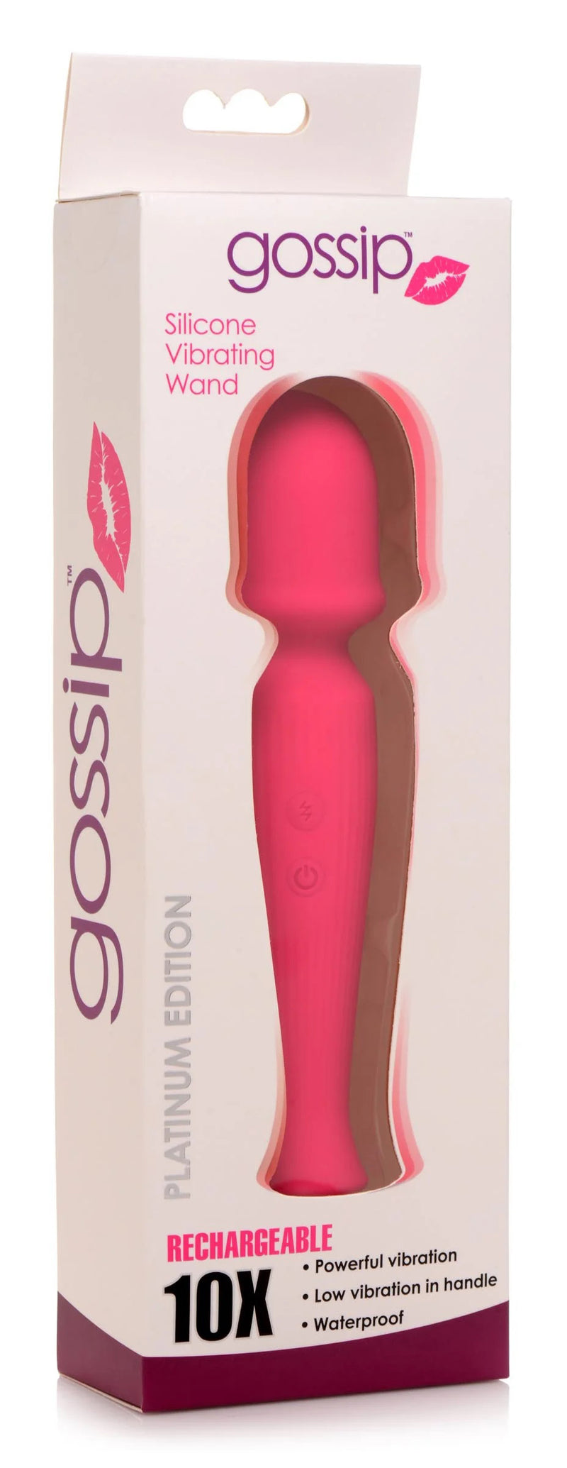 "Silicone Wand Massager - Magenta CN-04-0751-50"