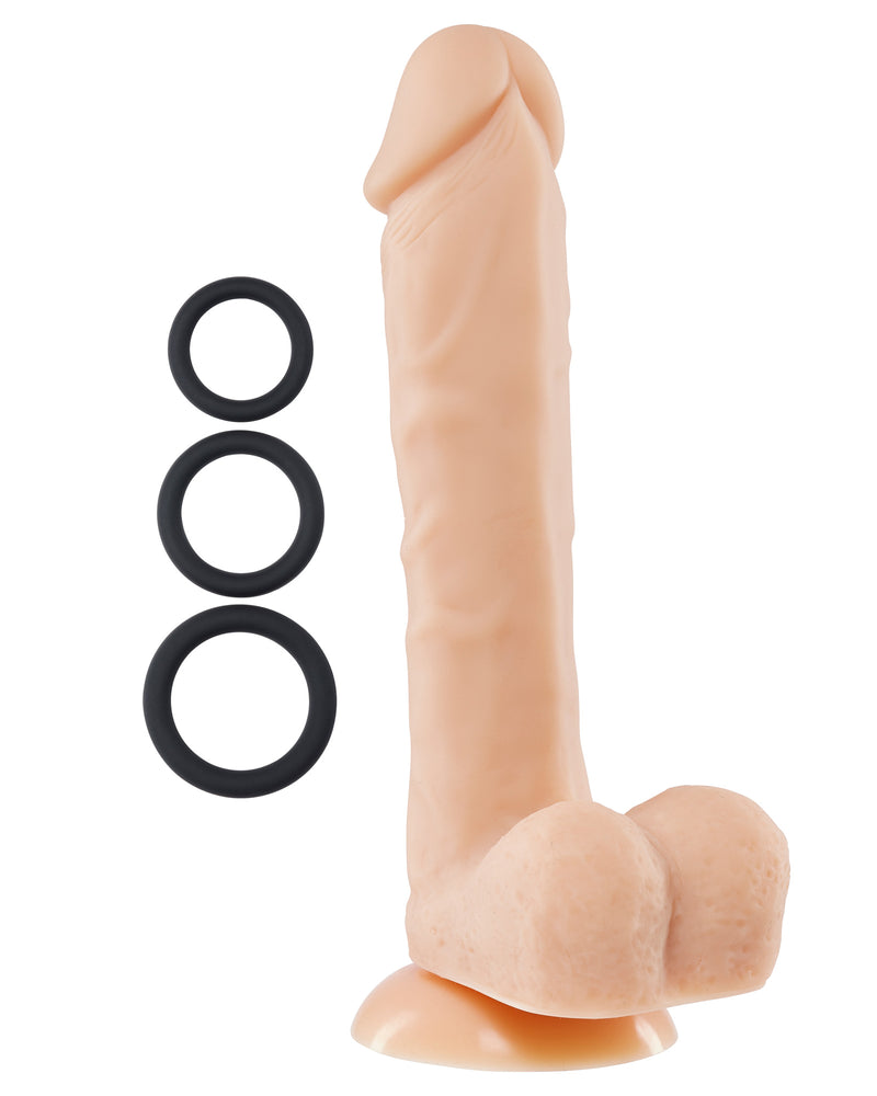 "9 Inch Silicone Pro Odorless Dong - Flesh WTC852882"