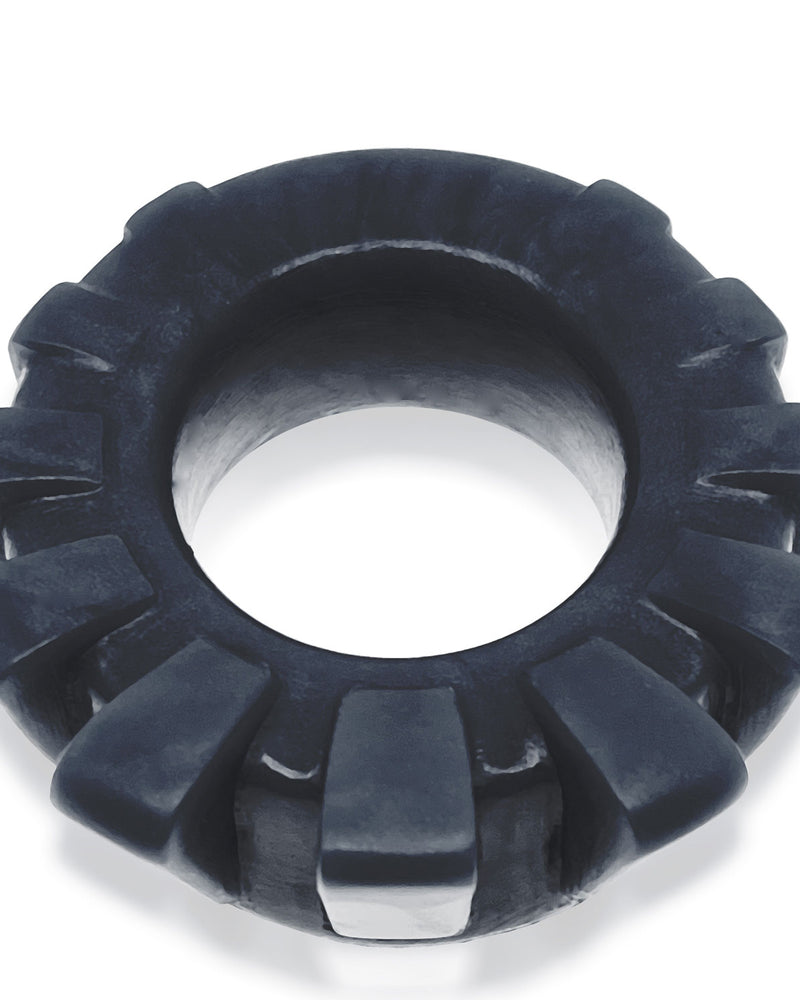 "Cock-Lug Lugged Cockring - Black OX-1922-BLK"