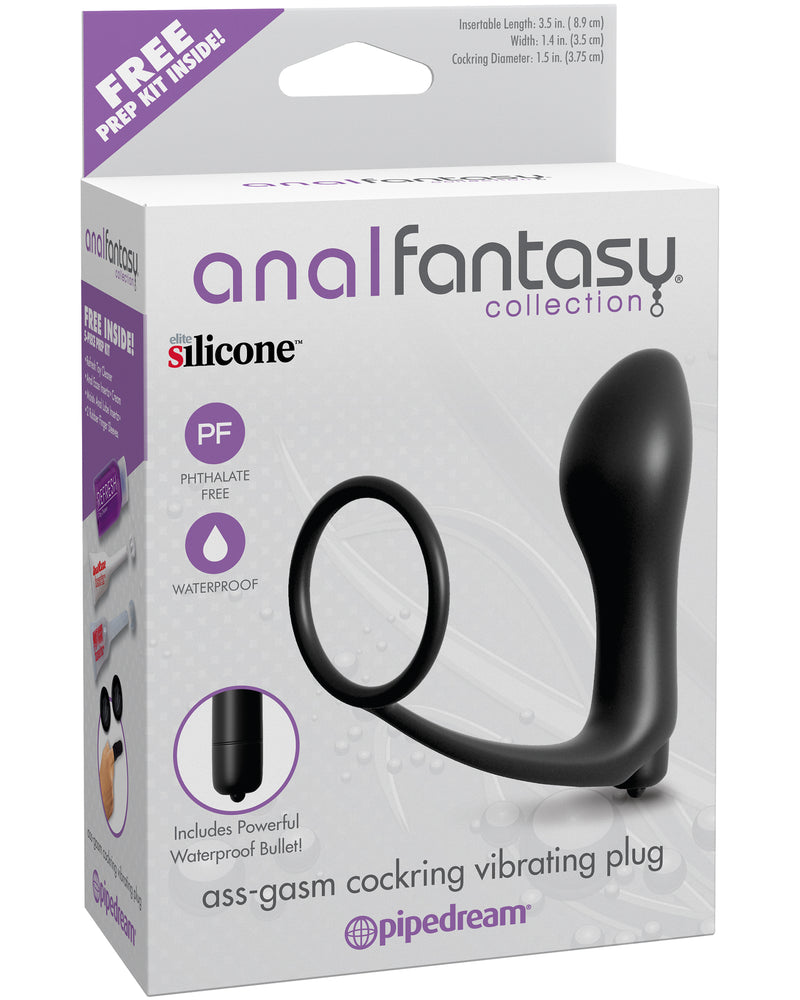 Anal Fantasy Collection Ass Gasm Cockring Vibrating Plug