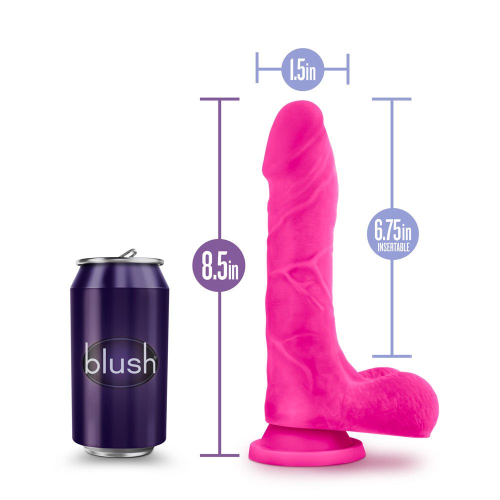 Au Natural - Bold - Thrill - 8.5 Inch Dildo - Pink