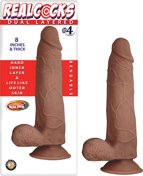 "Realcocks Dual Layered #4 - Brown NW2783-2"