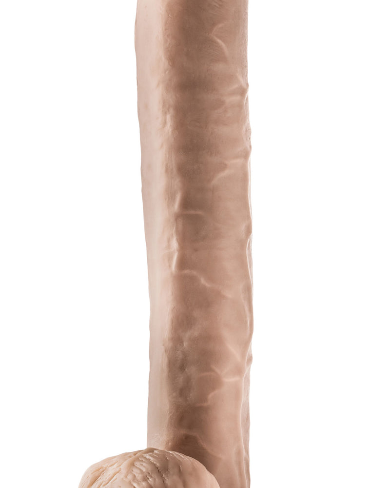 Dr. Skin - Dr. Michael - 14 Inch Dildo With Balls - Beige