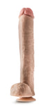 Dr. Skin - Dr. Michael - 14 Inch Dildo With Balls - Beige