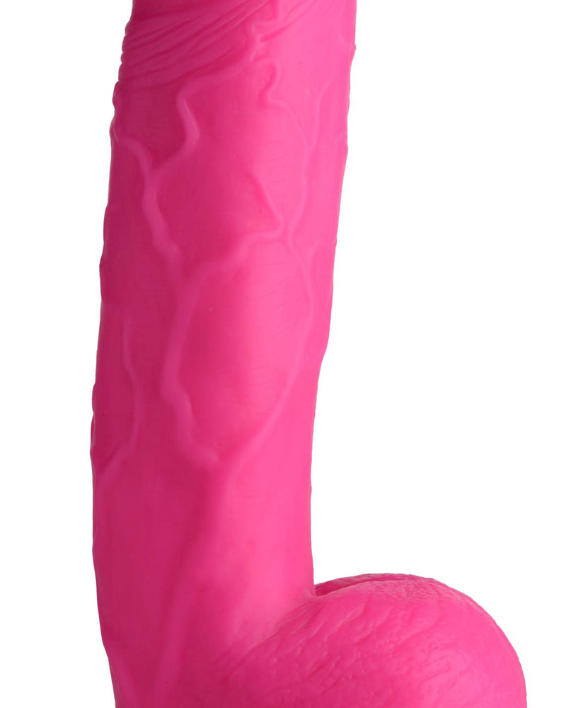 Pop Pecker 8.25 Inch Dildo With Balls - Pink