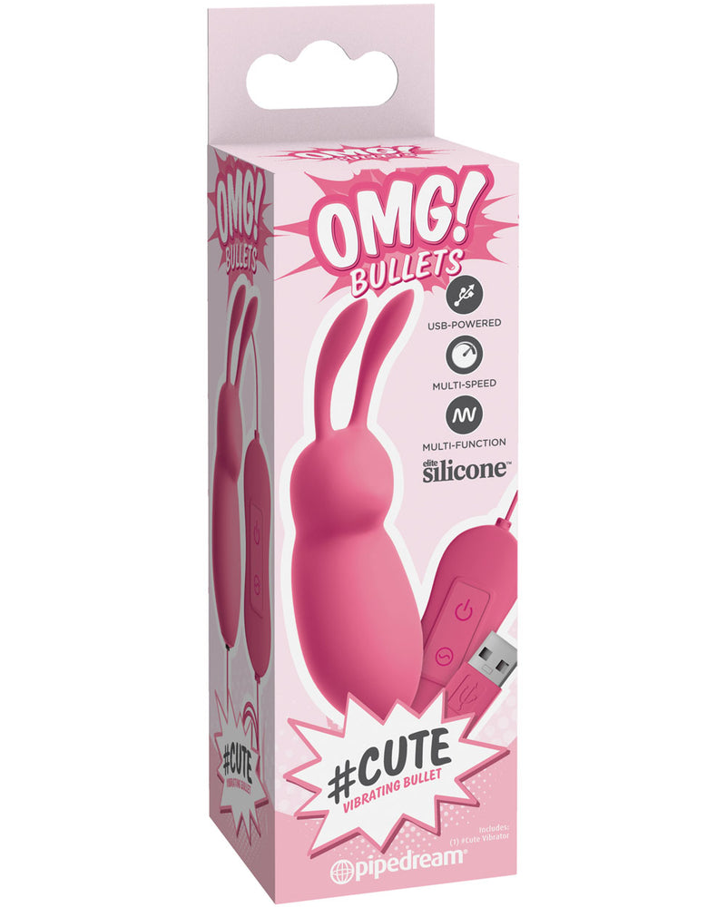 Omg! Bullets Cute Vibrating Bullet - Pink
