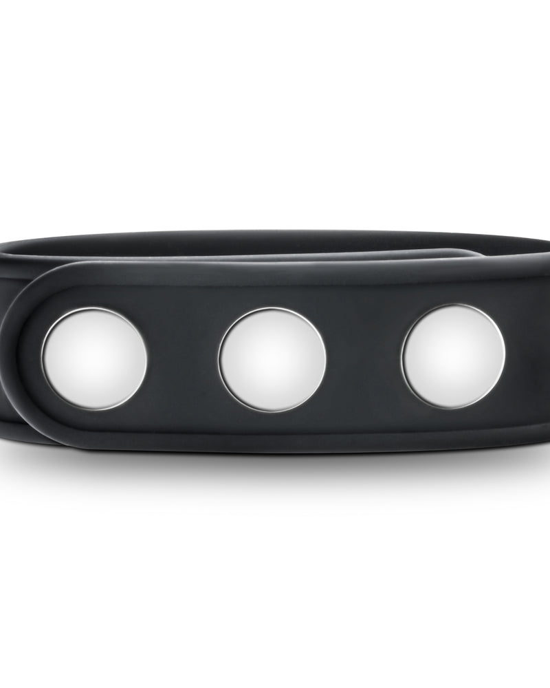 "Performance - Vs5 - Silicone 3 - Snap Cock Strap - Black BL-91705"