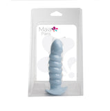 "Paris Silicone Ribbed Dong - Blue MT2517-B4"