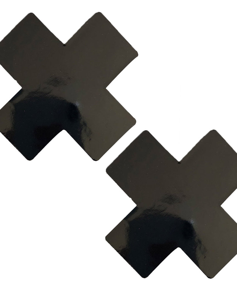 "Dom Squad Wet Vinyl Naughty X Factor Nipztix Pasties NN-DOM-XF-NS"