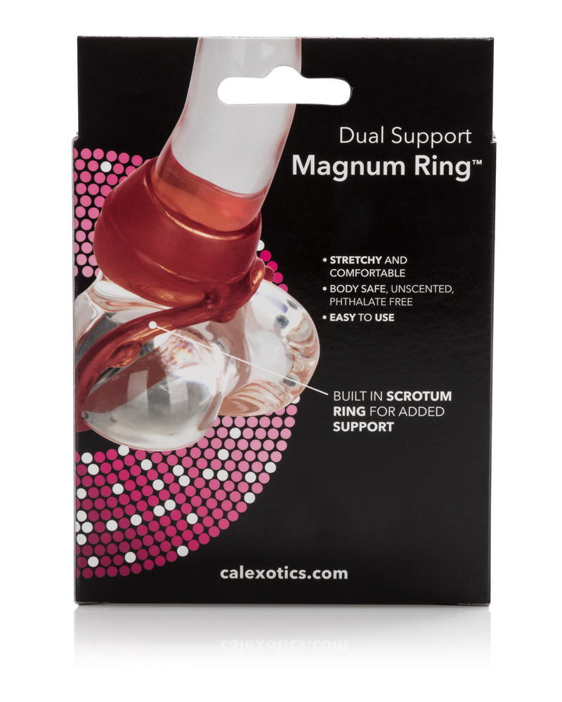Dual Support Magnum Ring - Red