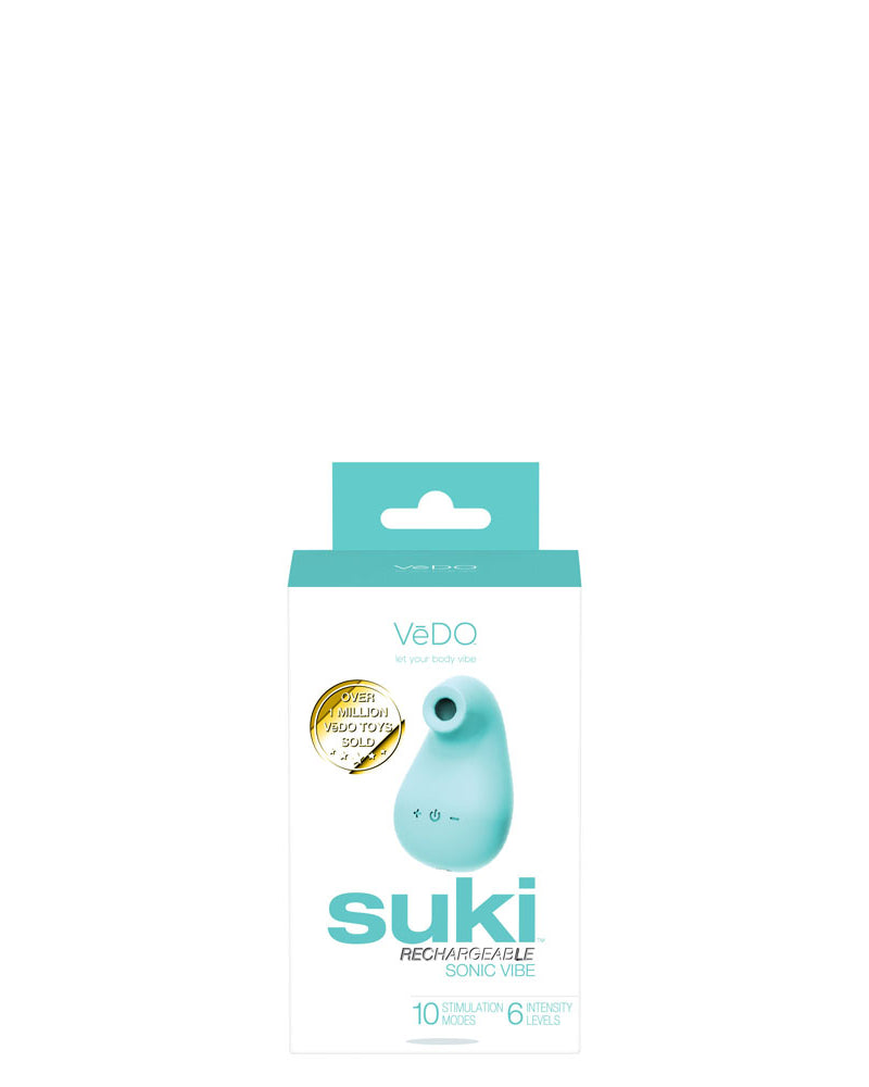 "Suki Rechargeable Sonic Vibe - Tease Me Turquoise VI-F0701"