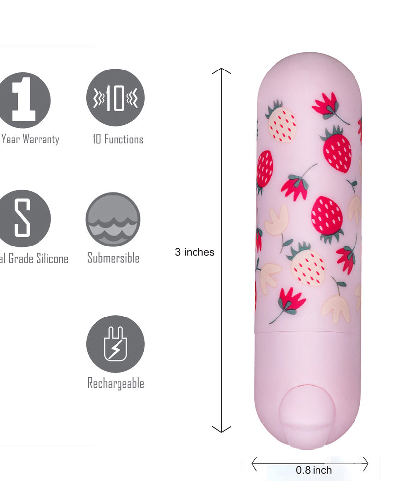 "Bari Super Charged Mini Bullet - Pink MTMA330-ST"