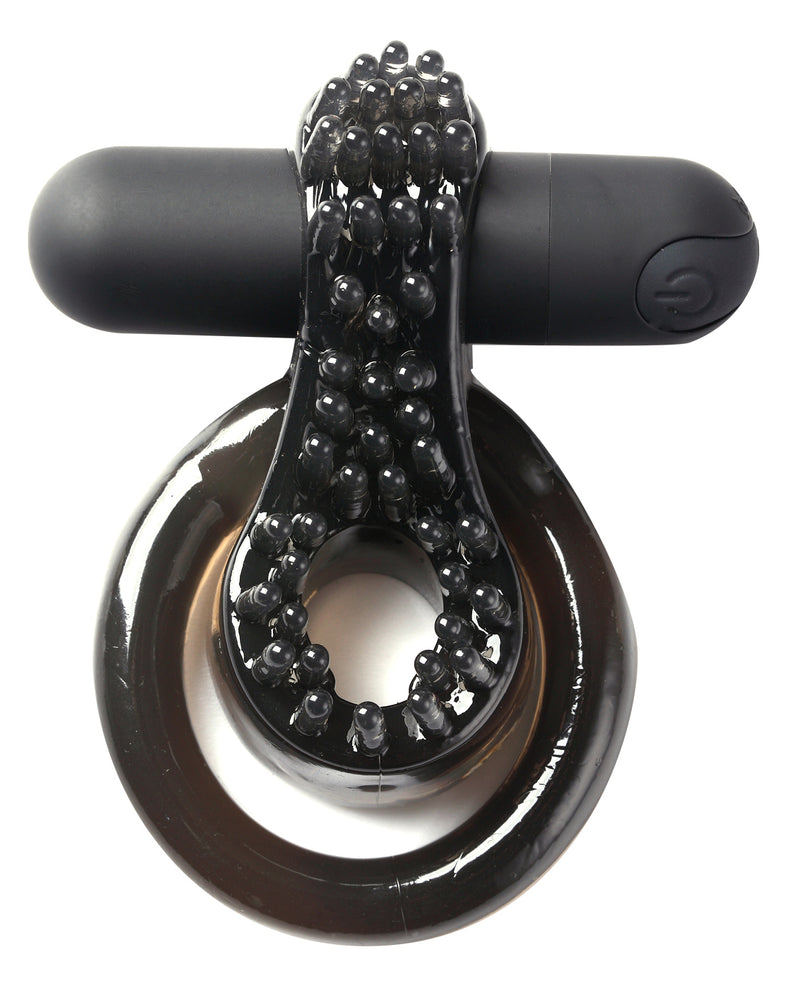 Jagger Vibrating Erection Enhancer Ring - Black