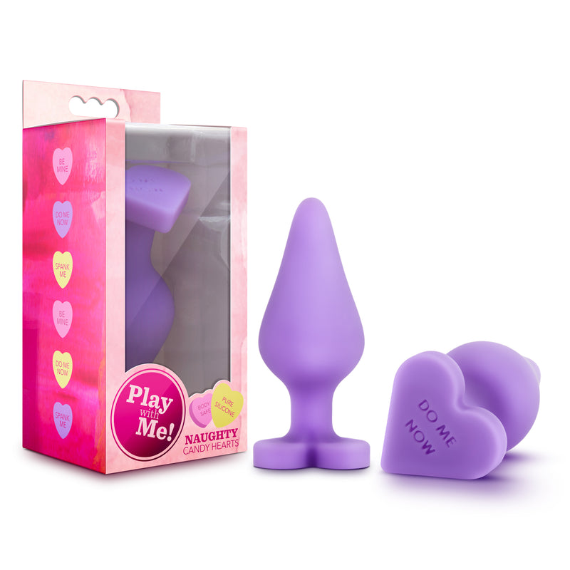 "Naughty Candy Heart - Do Me Now - Purple BL-95620"