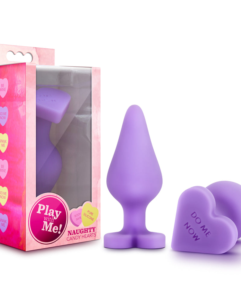 "Naughty Candy Heart - Do Me Now - Purple BL-95620"