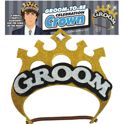 "Groom-to-Be Celebration Crown LG-NVC049"