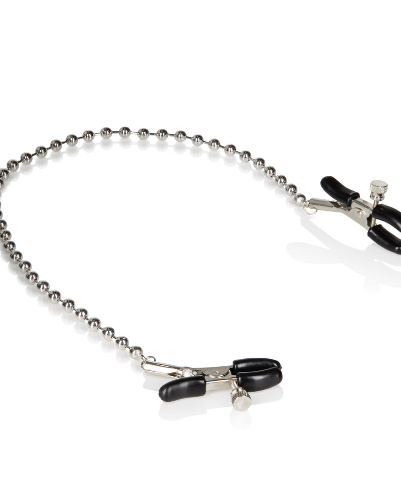 Silver Beaded Nipple Clamps