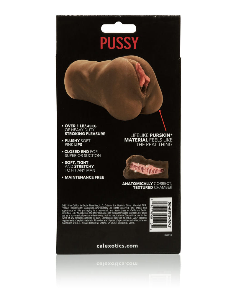 "Stroke It Pussy - Brown SE0912103"