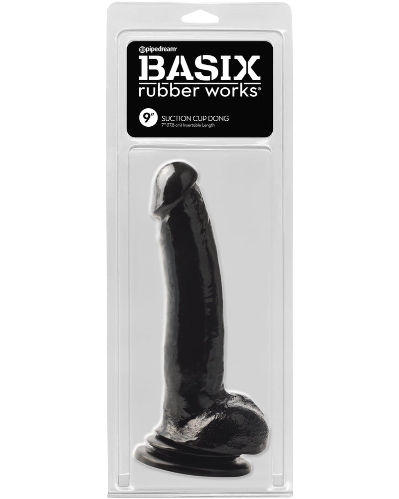 Basix Rubber Works 9 Inch Suction Cup Thicky - Black