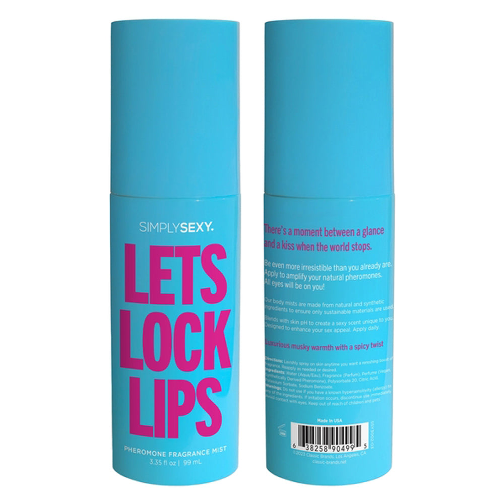 "Lets Lock Lips - Pheromone Fragrance Mists 3.35 Oz SSY3002-03"