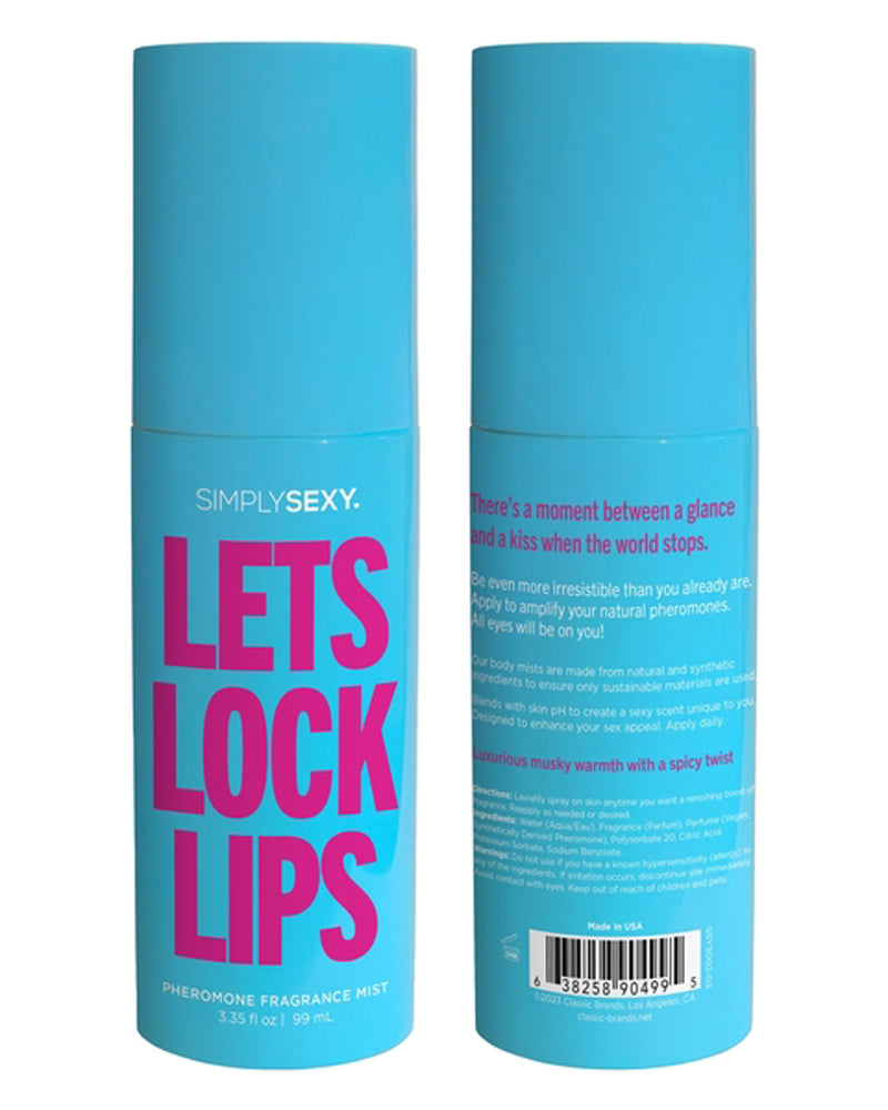 "Lets Lock Lips - Pheromone Fragrance Mists 3.35 Oz SSY3002-03"