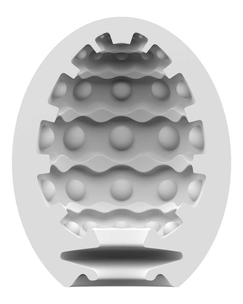 "Satisfyer Masturbator Egg - Bubble - Violet SAT-4010014"