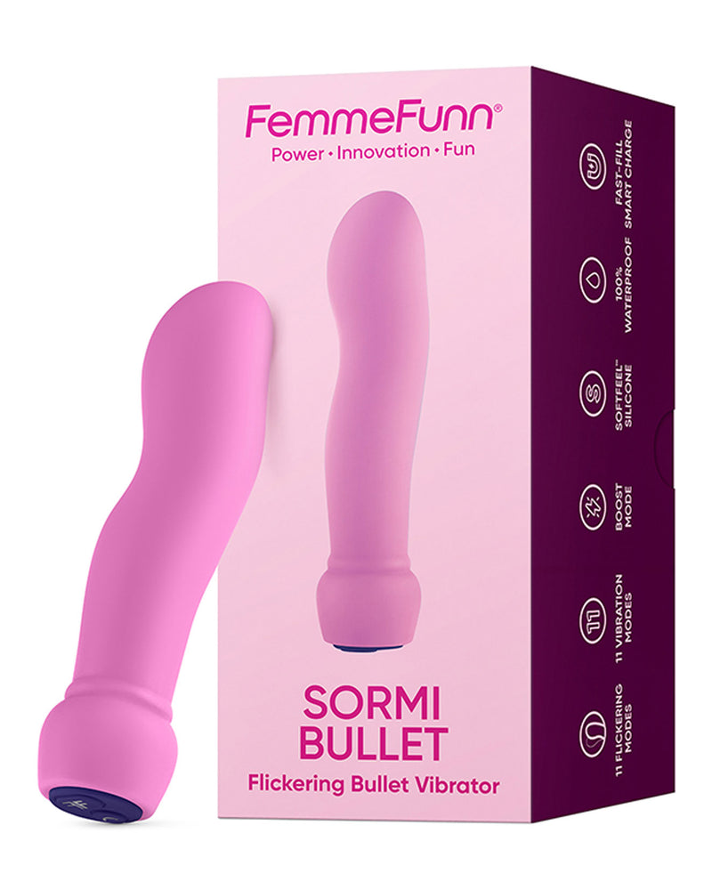 Sormi Bullet Flickering Bullet Vibrator - Pink