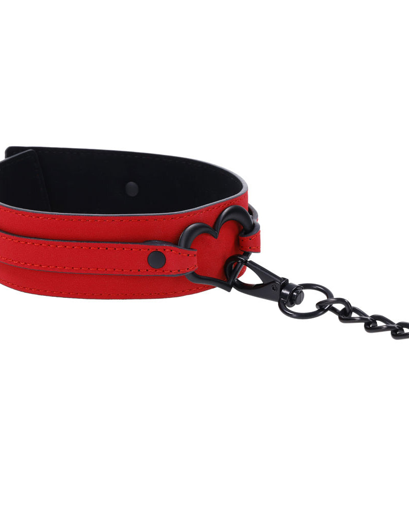 "Amor Collar and Leash - Red SS09954"
