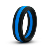 Performance - Silicone Go Pro Cock Ring - Black/blue/black