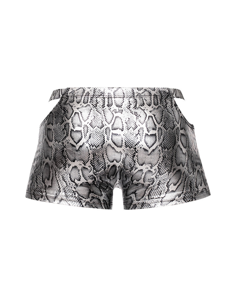 "s'naked Pouch Short - Small - Silver/black MP-153282SKSM"