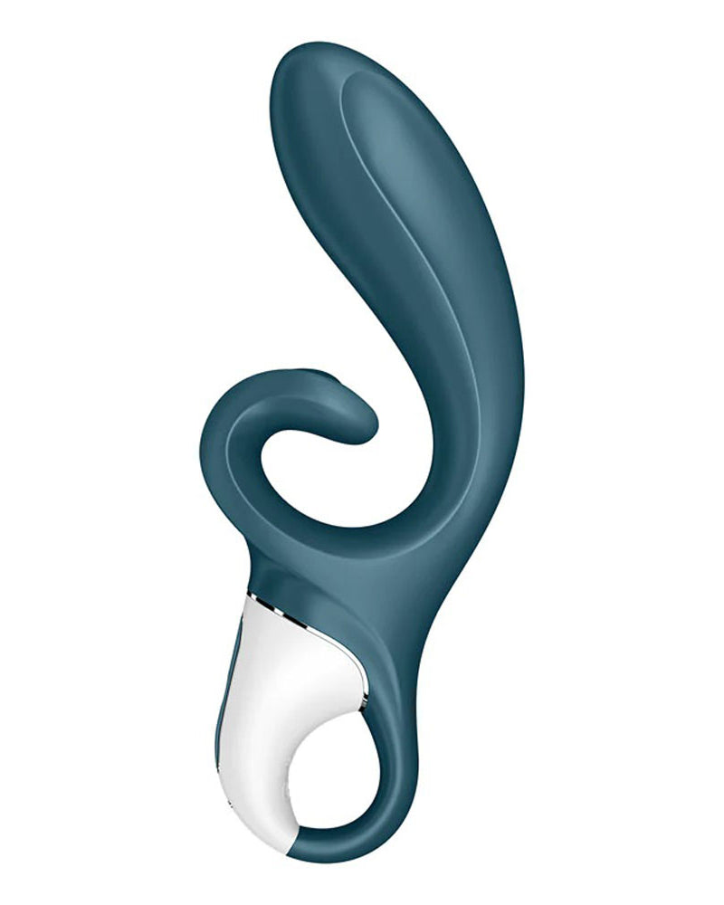 Hug Me - Rabbit Vibrator - Grey/blue