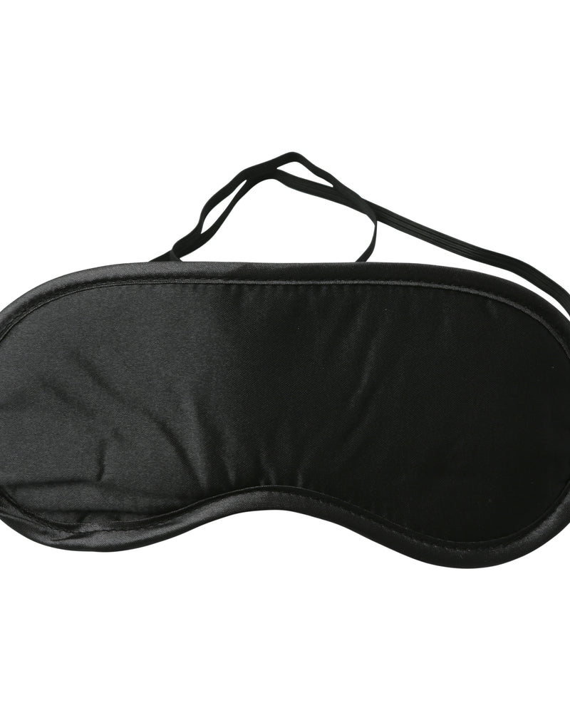 Sex and Mischief Satin Blindfold - Black