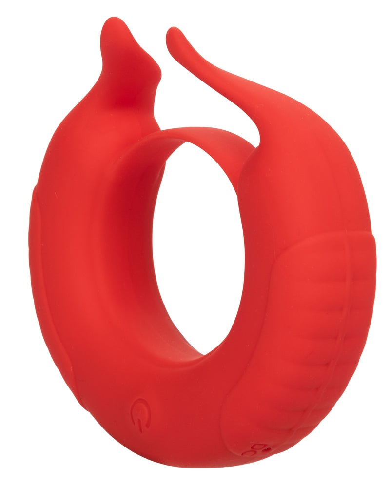 "Silicone Rechargeable Taurus Enhancer - Red SE1841403"