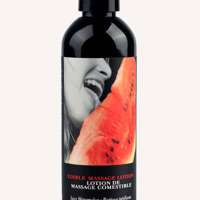 "Edible Massage Lotion - Watermelon - 8 Fl. Oz. EB-MLE004"