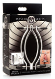 Pussy Tugger Adjustable Pussy Clamp With Leash - Silver