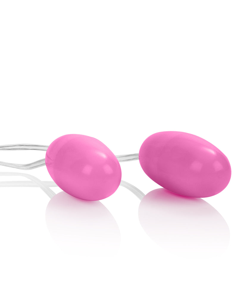 Pocket Exotics Vibrating Double Pink Passion Bullets - Pink