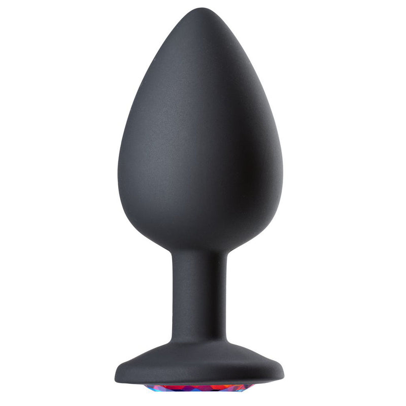 "Cloud 9 Novelties Gems Jeweled Silicone Anal Plug - Large WTC305"