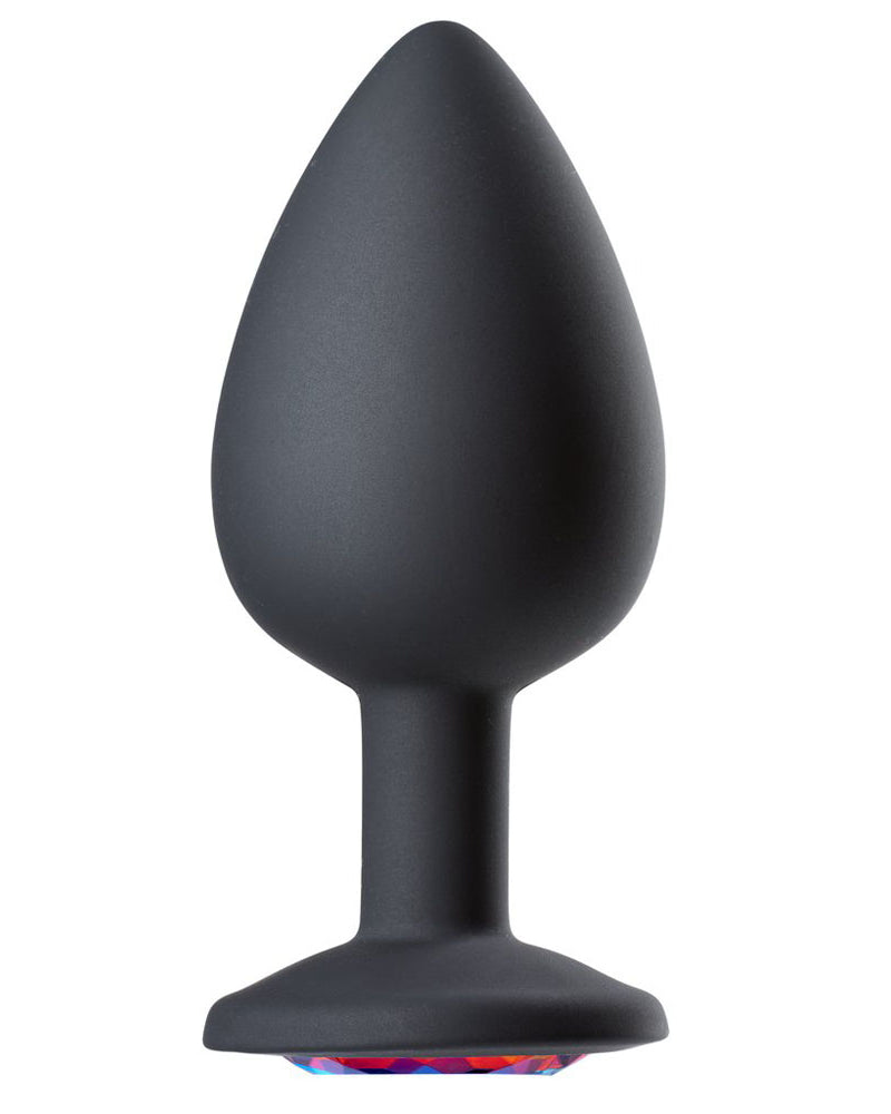"Cloud 9 Novelties Gems Jeweled Silicone Anal Plug - Large WTC305"