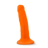 Neo - 5.5 Inch Dual Density Cock - Neon Orange