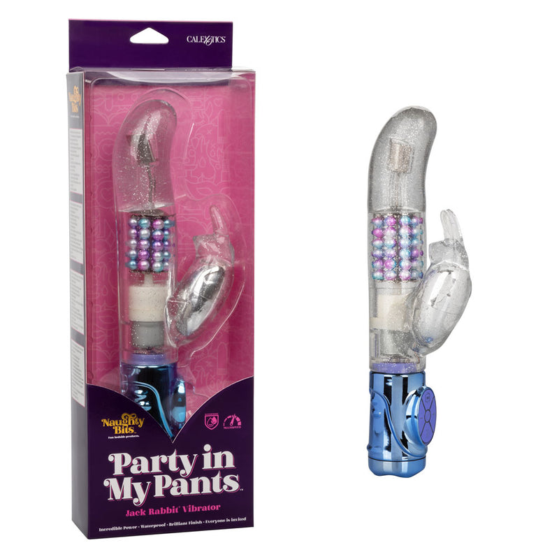 "Naughty Bits Party in My Pants Jack Rabbit Vibrator SE4410283"