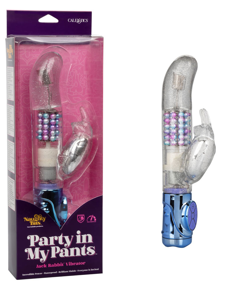 "Naughty Bits Party in My Pants Jack Rabbit Vibrator SE4410283"
