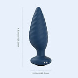 Noah - App Controlled Rotating Butt Plug - Blue