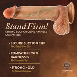 Renaissance - Raphael - 9.5 Inch Sliding Foreskin Dildo With Squeezable Balls - Tan