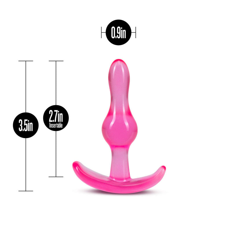 "B Yours - Curvy Anal Plug - Pink BL-24510"