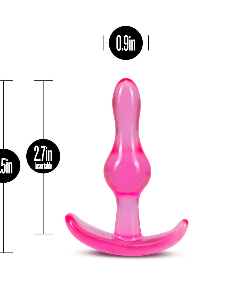 "B Yours - Curvy Anal Plug - Pink BL-24510"