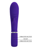 Prescott Super Soft Rabbit Silicone Vibrator - Purple