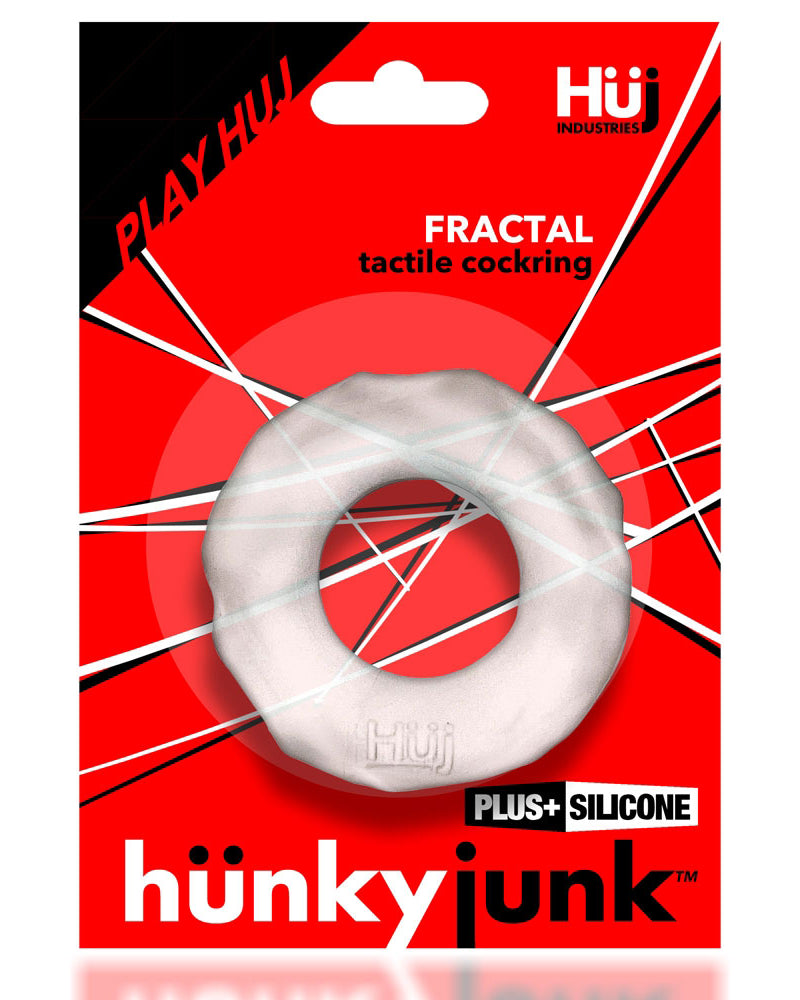 "Fractal Cockring - Clear Ice HUJ-130-CLRICE"